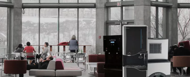 bottleless water coolers in waiting area