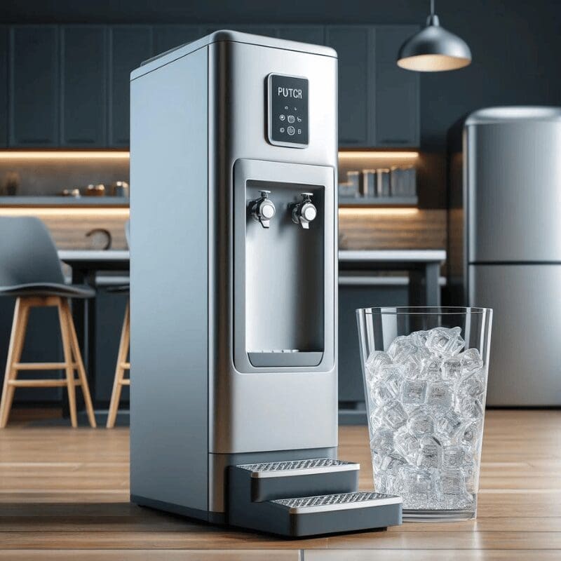 office h2o bottleless water and ice cooler