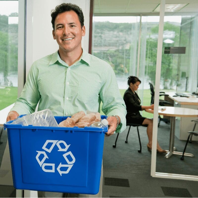 recycling at the office